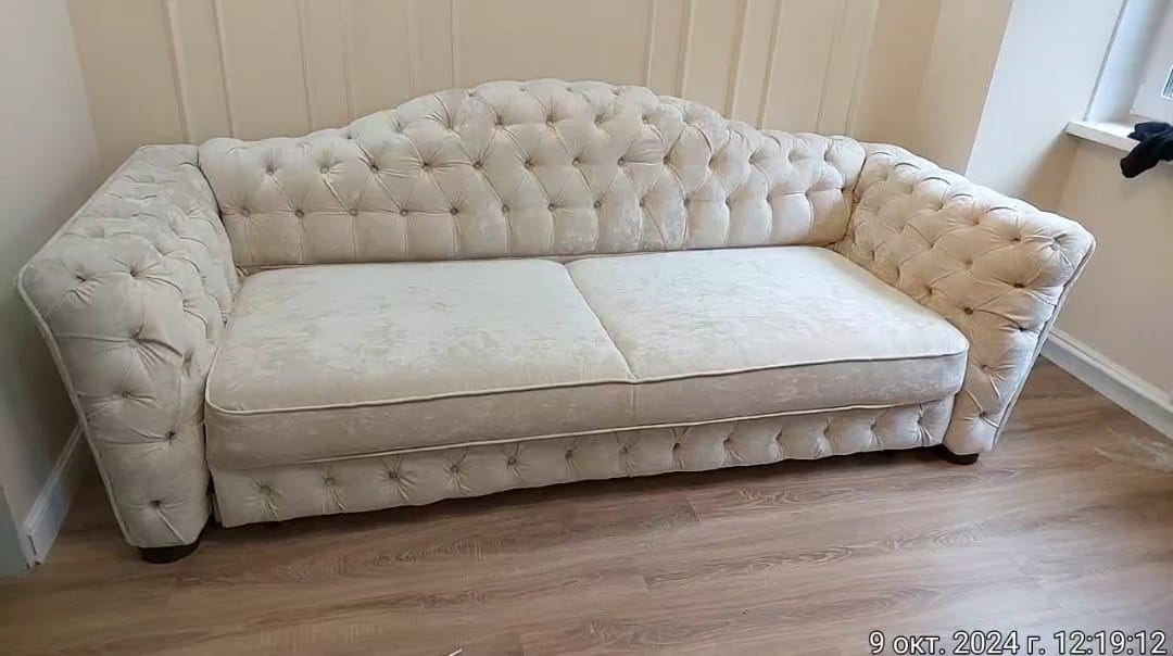 Замена обивки дивана на дому. Великий Устюг